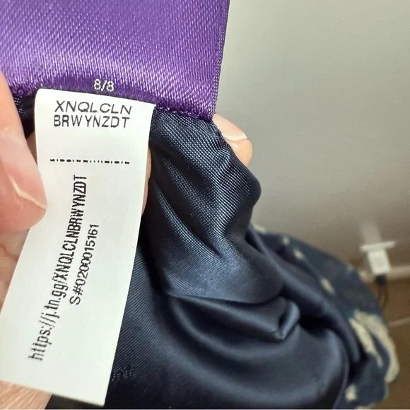 Ralph Lauren Purple Label Yazmin Batik Print Linen Silk Pants Size 8 - Picture 9 of 16